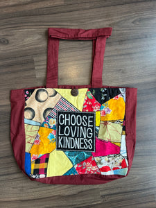 MONK ROBE Patchwork Tote Bags