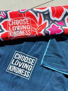 The Choose Loving Kindness Yoga Towel