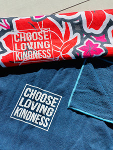 The Choose Loving Kindness Yoga Towel