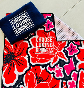 The Choose Loving Kindness Yoga Towel