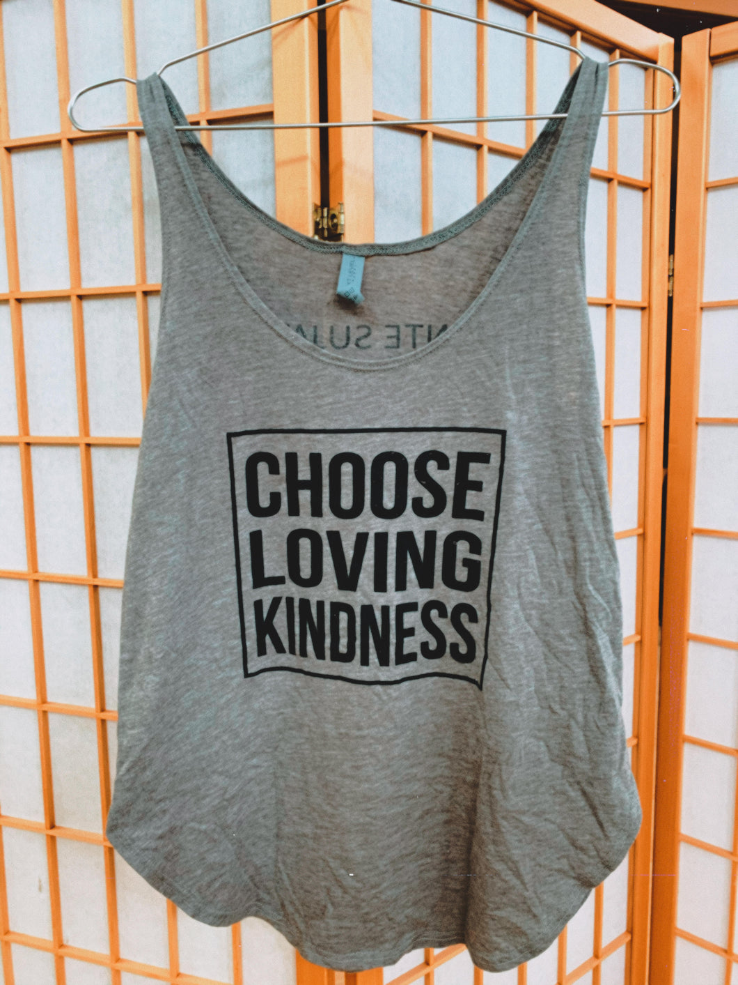 Choose Loving Kindness - Women's Tank Tops (With Black Fonts)