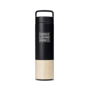 Choose Loving Kindness Bamboo Water Bottle