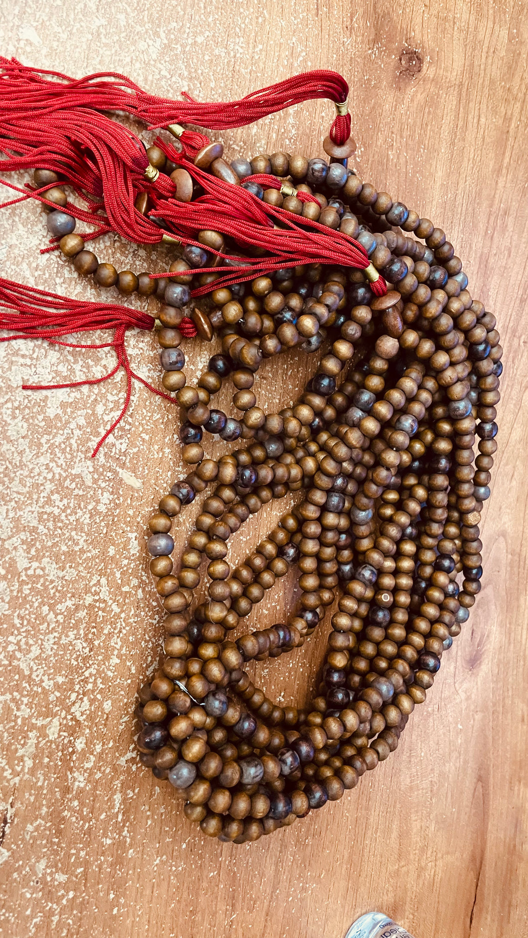 Safety and Protection Wooden Mala