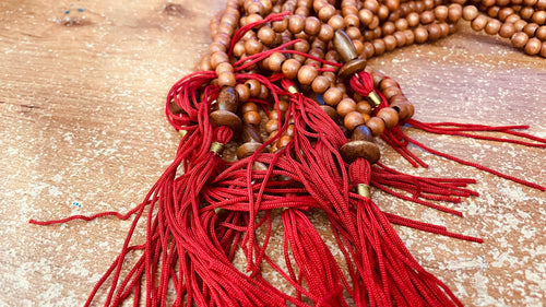 Making Intention Meditation Wooden Malas