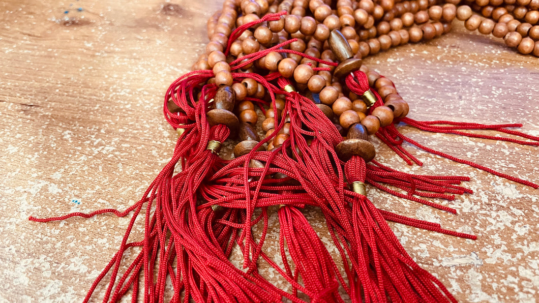 Making Intention Meditation Wooden Malas