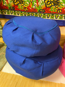 Blue Lotus Meditation Cushion - Full Set ( Zafu & Zabuton)