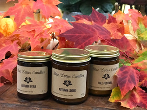 Blue Lotus Soy Wax Candles - (6 OZ)