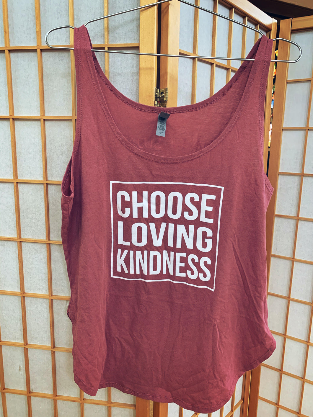 Choose Loving Kindness - Women's Tank Tops (With White Fonts)