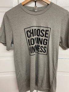 Choose Loving Kindness - Unisex T-Shirts (With Light Blue Fonts)