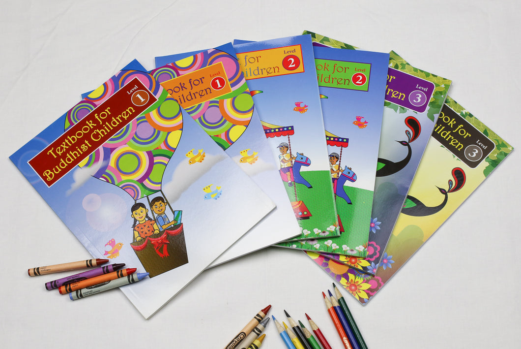 Text Books for Buddhist Children with Companion Exercise Books