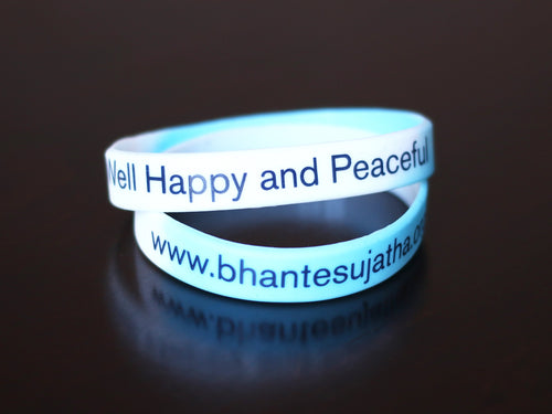 Wristband - Be Well Happy and Peaceful
