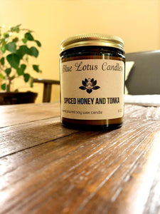 Blue Lotus Soy Wax Candles - (6 OZ)