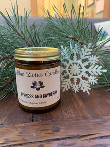 Blue Lotus Soy Wax Candles - (6 OZ)