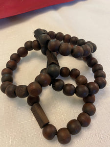 Safety and Protection Wooden Bead Bracelet