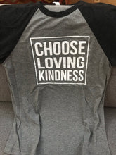 Choose Loving Kindness - Unisex Baseball Long Sleeve T-Shirts (Maroon With White Fonts)