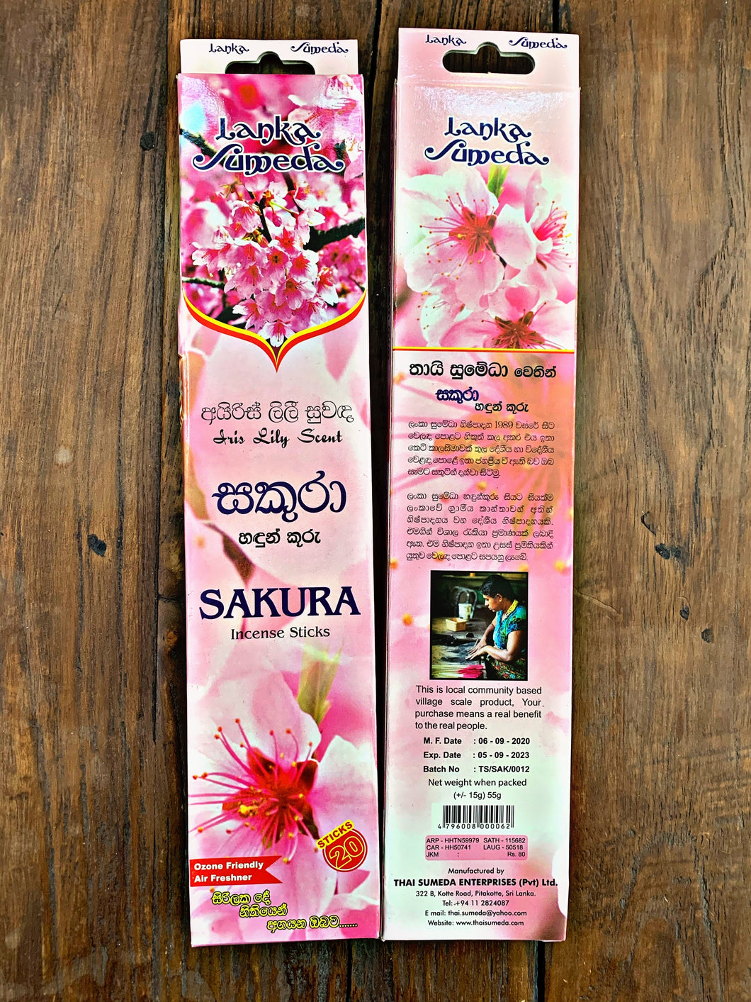 Authentic Sri Lankan Incense - Sakura